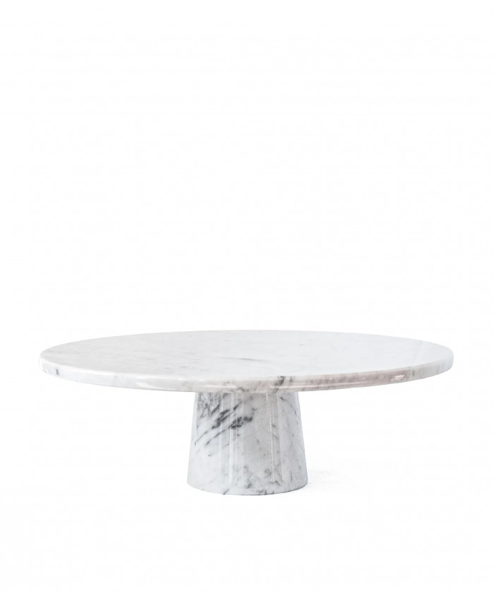 copy of Fiammetta V Candle Holder in White Carrara Marble