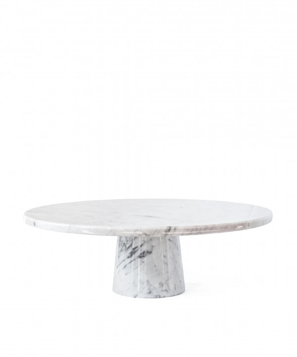 copy of Fiammetta V Candle Holder in White Carrara Marble