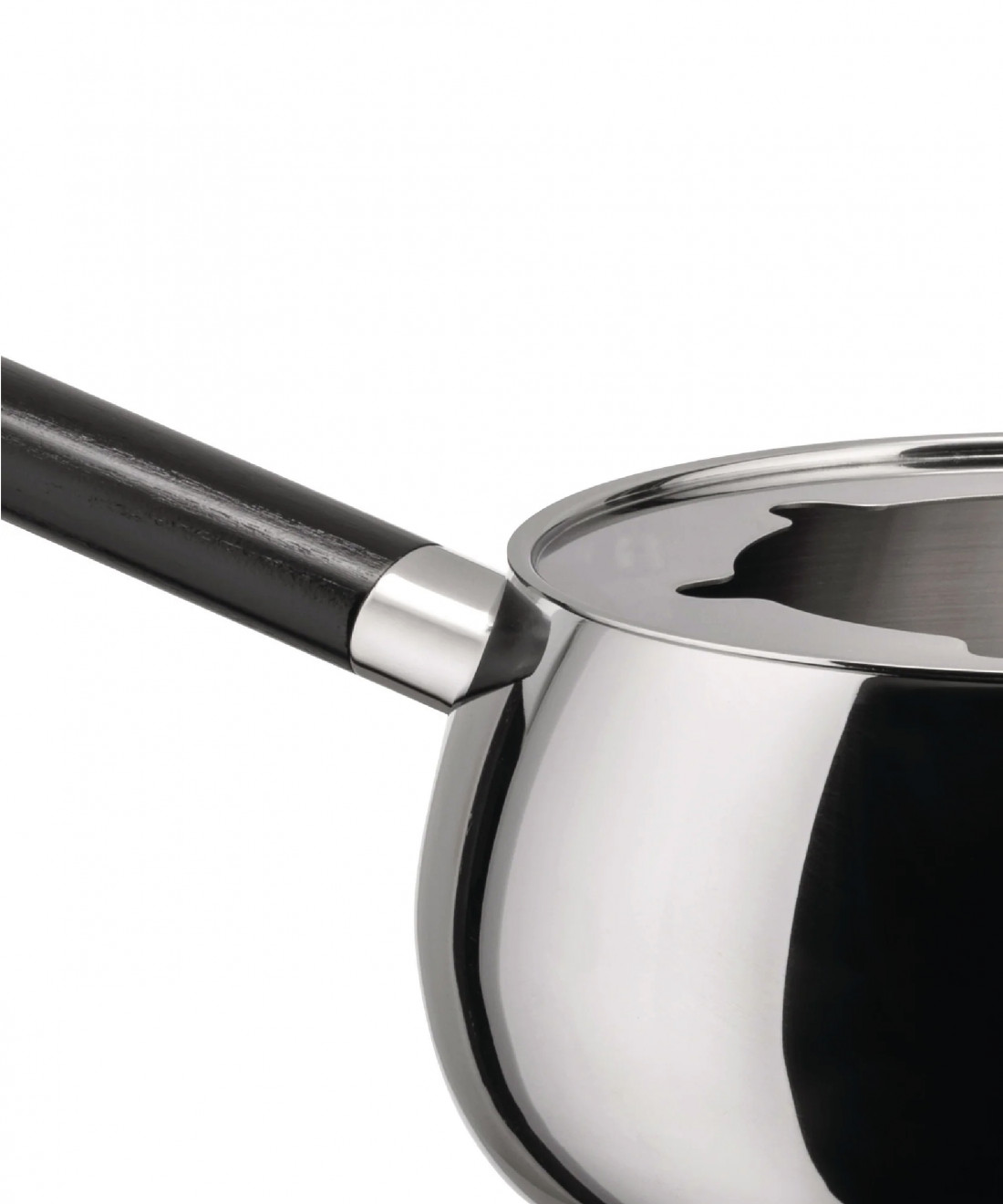 Alessi Casseruola in acciaio con manico lungo inox Mami