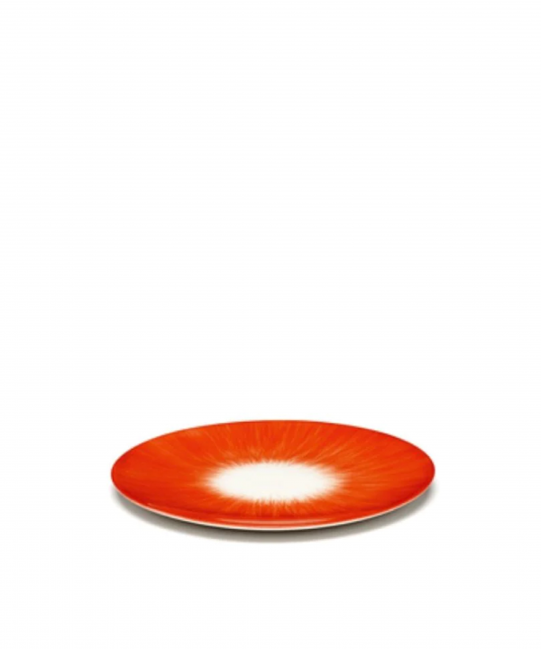 Serax Set 2 dishes from Dessert Dé Variante 5 Rosso Bianco Ø.14cm