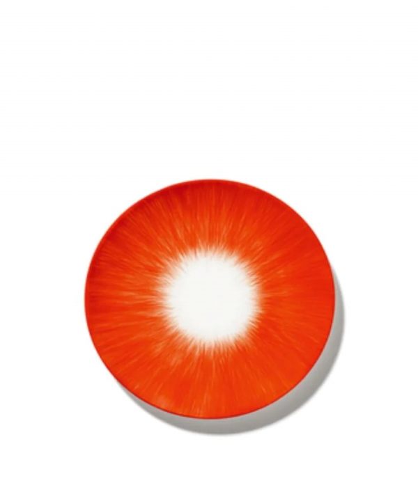 Serax Set 2 dishes from Dessert Dé Variante 5 Rosso Bianco Ø.14cm