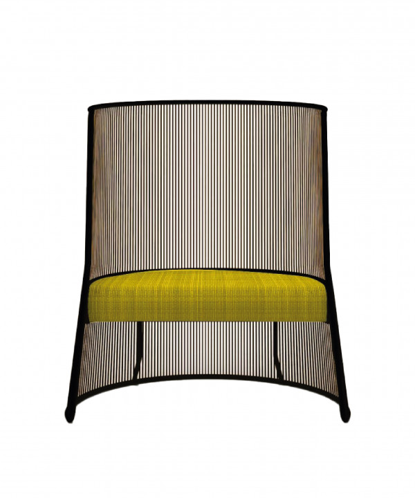 Moroso M'Afrique Poltrona Husk M Giallo/Nero