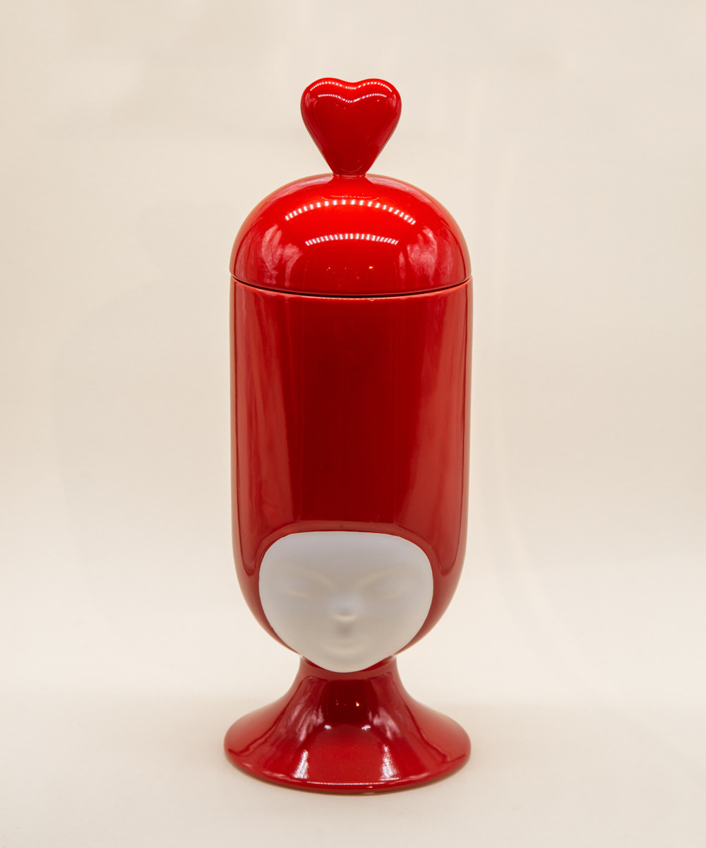 Bosa Sister Clara vase with Red Heart