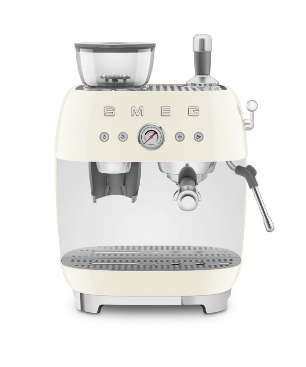 Smeg Manual Espresso Coffee Machine with Cream Grinder