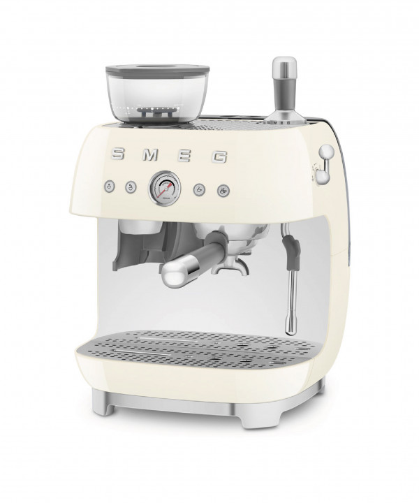 Smeg Manual Espresso Coffee Machine with Cream Grinder