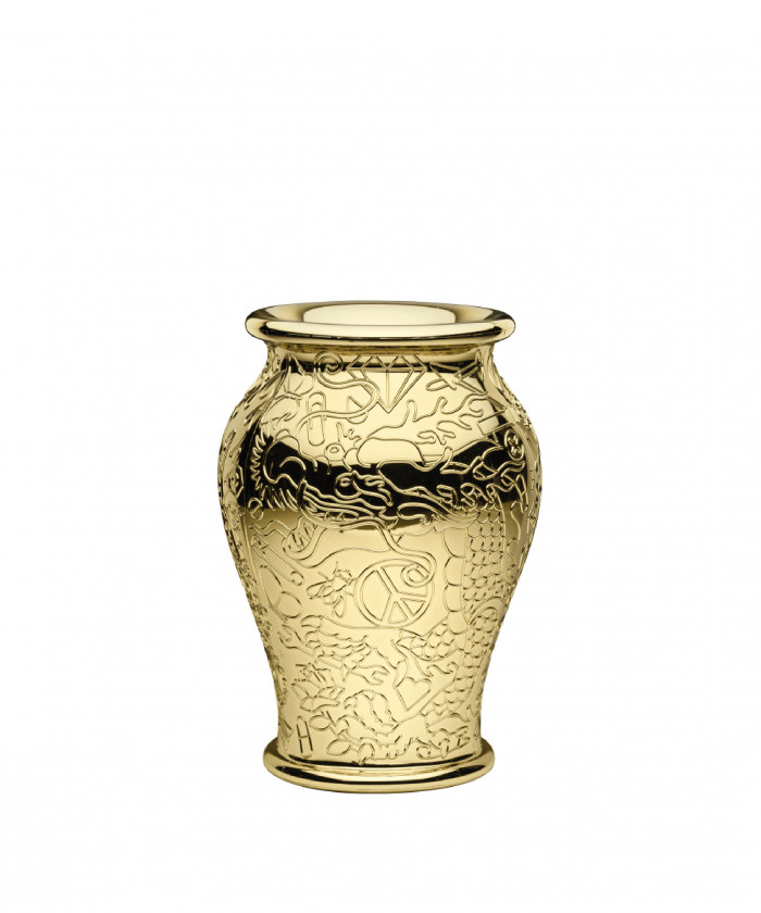 Qeboo Vase Ming Gold